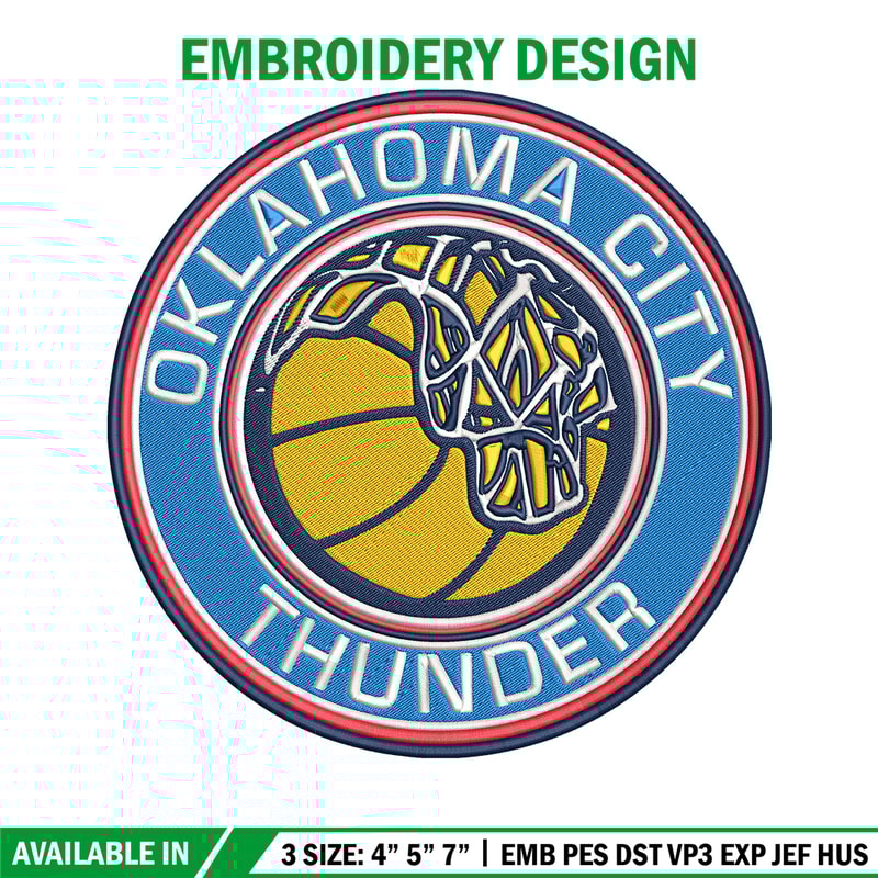 Oklahoma City Thunder logo embroidery design,NBA embroidery, Sport embroidery,Embroidery design, Logo sport embroidery.jpg