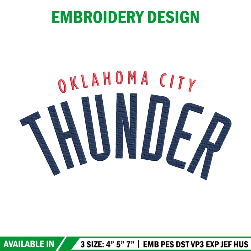 Oklahoma Thunder logo embroidery design, NBA embroidery, Sport embroidery, Embroidery design, Logo sport embroidery.jpg
