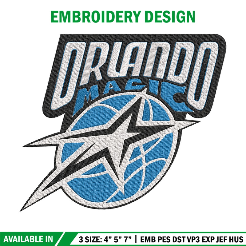 Orlando Magic design embroidery design, NBA embroidery, Sport embroidery,Embroidery design, Logo sport embroidery.jpg