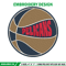 Orleans Pelicans logo embroidery design,NBA embroidery,Sport embroidery,Embroidery design, Logo sport embroidery.jpg