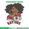 Toronto Raptors girl embroidery design, NBA embroidery, Sport embroidery,Embroidery design, Logo sport embroidery..jpg