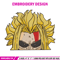 All Might Peeker Embroidery Design, Mha Embroidery, Embroidery File, Anime Embroidery, Anime shirt, Digital download.jpg