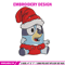 Bluey baby Embroidery Design, Bluey Embroidery, Embroidery File, Chrismas Embroidery,Anime shirt, Digital download..jpg