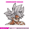 Goku mui Embroidery Design, Dragonball Embroidery, Embroidery File, Anime Embroidery, Anime shirt, Digital download.jpg