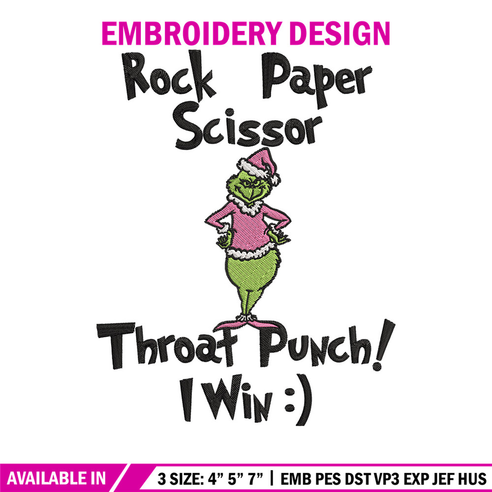 Grinch Embroidery Design, Grinch Embroidery, Embroidery File, Chrismas Embroidery, Anime shirt, Digital download.jpg