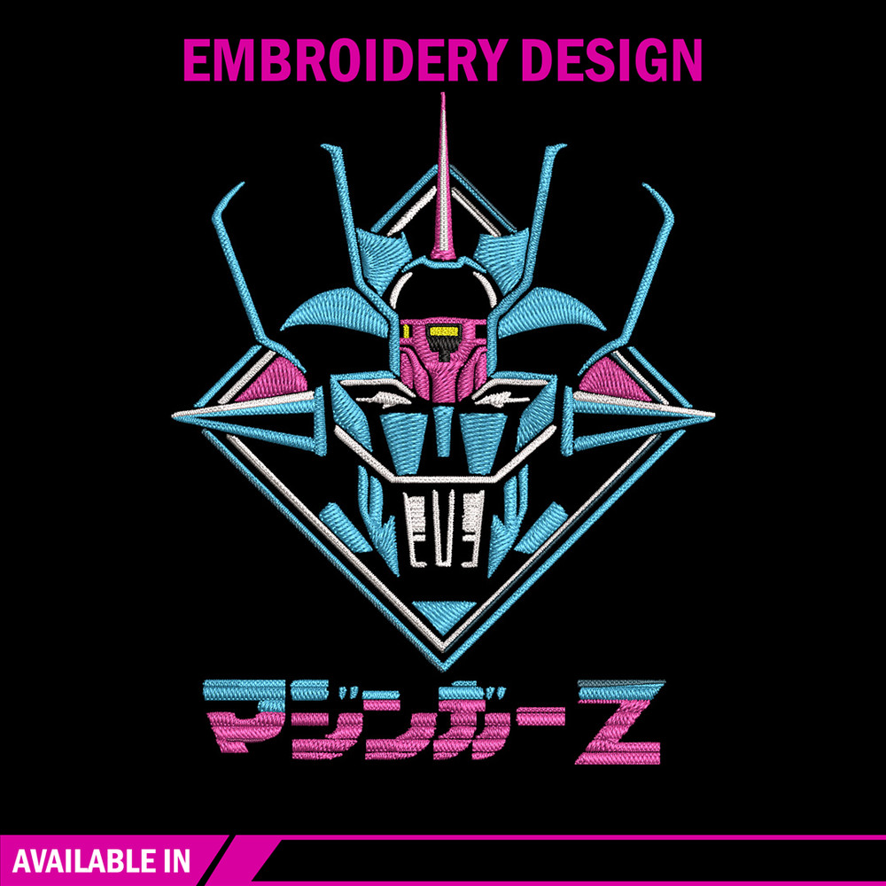 Gundam logo Embroidery Design, Gundam Embroidery, Embroidery File, Anime Embroidery, Anime shirt, Digital download.jpg