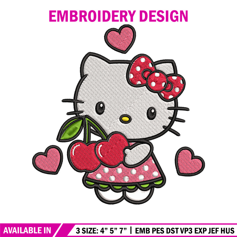 Hello kitty Embroidery Design, Haello kitty cartoon Embroidery, Embroidery File, Cartoon shirt, Digital download..jpg