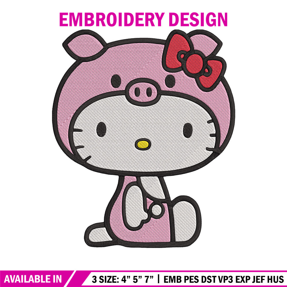 Hello Kitty Embroidery Design, Hello kitty Embroidery, Embroidery File, Anime Embroidery, Digital download.jpg