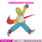 Homer Simpson Embroidery Design, Simpson Embroidery, Embroidery File, Anime Embroidery, Nike shirt, Digital download.jpg
