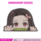 Nezuko chibi Embroidery Design, Demon slayer Embroidery, Embroidery File, Anime Embroidery, Digital download.jpg
