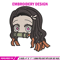 Nezuko sticker Embroidery Design, Demon slayer Embroidery, Embroidery File, Anime Embroidery, Digital download (2).jpg