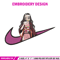 Nezuko x nike Embroidery Design, Demon slayer Embroidery,Embroidery File, Nike Embroidery, Anime shirt, Digital download.jpg