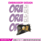 Ora Ora Ora Embroidery Design, Jojo Embroidery, Embroidery File, Anime Embroidery, Anime shirt, Digital download.jpg