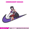 Sailor Mars Embroidery Design, Sailor Moon Embroidery, Embroidery File, Nike Embroidery, Anime shirt, Digital download.jpg