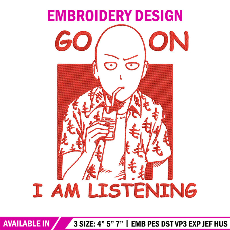 Saitama box Embroidery Design, One punch man Embroidery, Embroidery File, Anime Embroidery,Anime shirt,Digital download.jpg