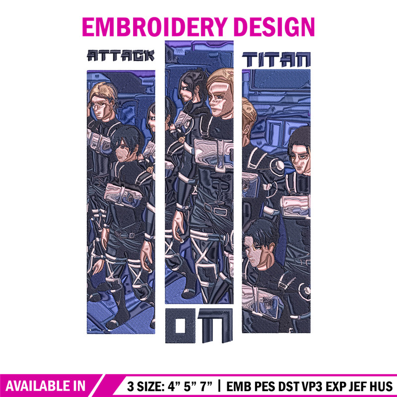 Sentinel Force Embroidery Design, Aot Embroidery, Embroidery File, Anime Embroidery, Anime shirt, Digital download.jpg
