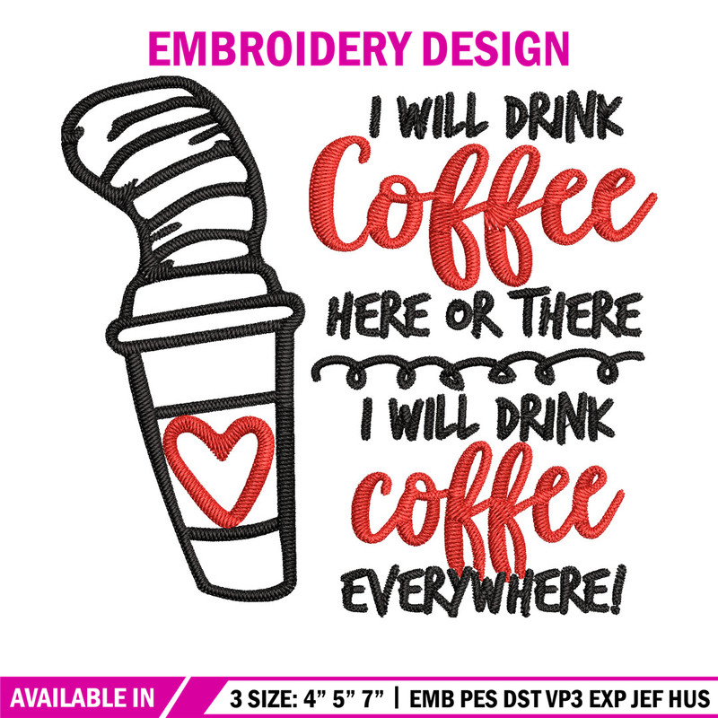 Seuss Day Drink Coffee Embroidery Design, Dr seuss Embroidery, Embroidery File, Embroidery design, Digital download..jpg