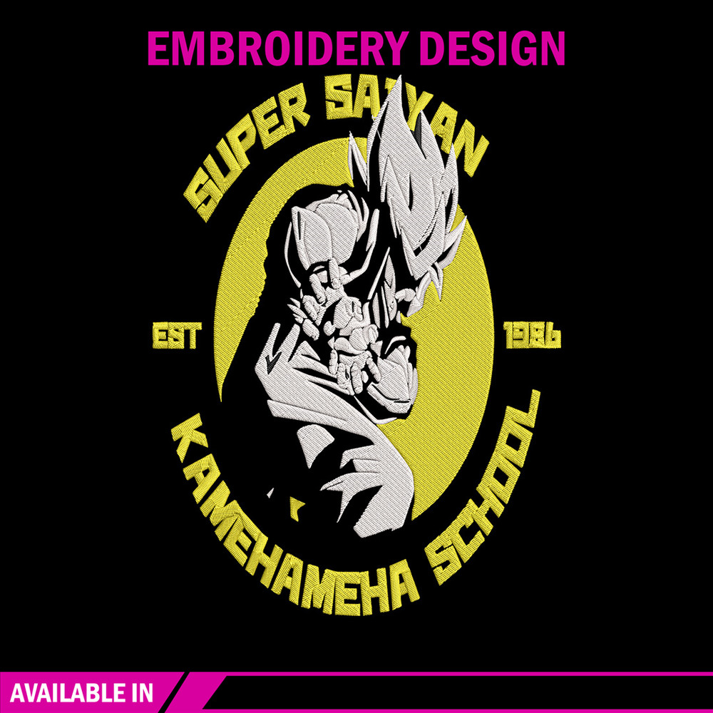 Super saiyan Embroidery Design, Dragonball Embroidery, Embroidery File, Anime Embroidery, Anime shirt, Digital download.jpg