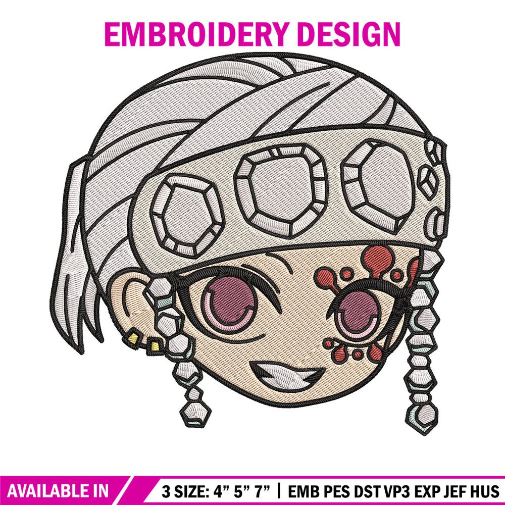 Tengen sticker Embroidery Design, Demon slayer Embroidery, Embroidery File, Anime Embroidery, Digital download.jpg