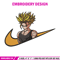 Trunks x nike Embroidery Design, Dragonball Embroidery, Embroidery File, Nike Embroidery, Anime shirt, Digital download.jpg