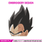 Vegeta peeker Embroidery Design, Dragonball Embroidery, Embroidery File, Anime Embroidery, Anime shirt, Digital download.jpg