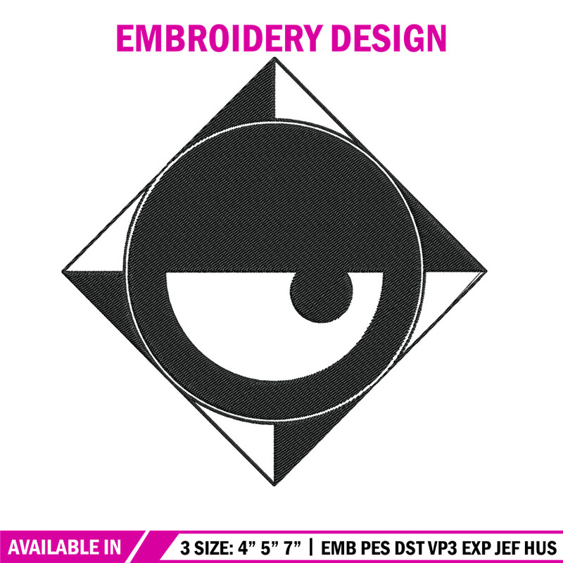 Wise Eye Embroidery Design, Spy x family Embroidery, Embroidery File, Anime Embroidery, Anime shirt, Digital download..jpg