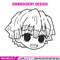 Zenitsu chibi Embroidery Design,Demon slayer Embroidery,Embroidery File,Anime Embroidery,Anime shirt, Digital download.jpg
