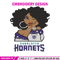 Charlotte Hornets girl embroidery design, NBA embroidery, Sport embroidery, Embroidery design, Logo sport embroidery..jpg