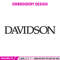 Davidson logo embroidery design, Logo embroidery, Sport embroidery, logo sport embroidery, Embroidery design.jpg