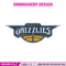 Memphis Grizzlies logo embroidery design, NBA embroidery,Sport embroidery, Embroidery design,Logo sport embroidery.jpg