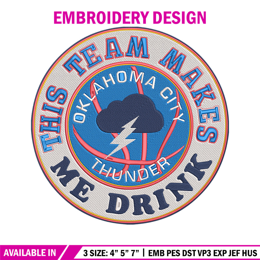 Oklahoma Thunder design embroidery design, NBA embroidery, Sport embroidery, Embroidery design, Logo sport embroidery.jpg
