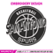 San Antonio Spurs logo embroidery design, NBA embroidery,Embroidery design,Logo sport embroidery, Sport embroidery.jpg