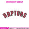 Toronto Raptors design embroidery design, NBA embroidery,Sport embroidery,Embroidery design, Logo sport embroidery..jpg