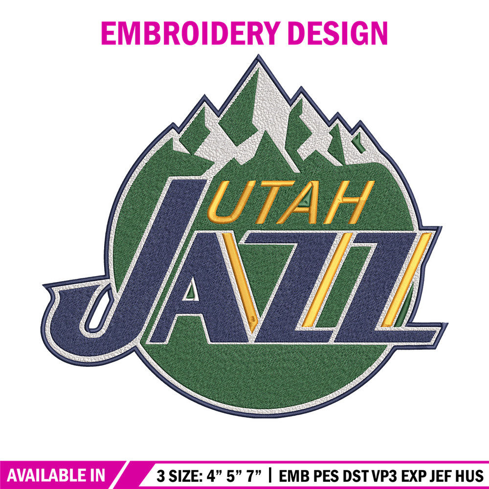 Utah Jazz logo embroidery design, NBA embroidery, Sport embroidery, Embroidery design,Logo sport embroidery..jpg