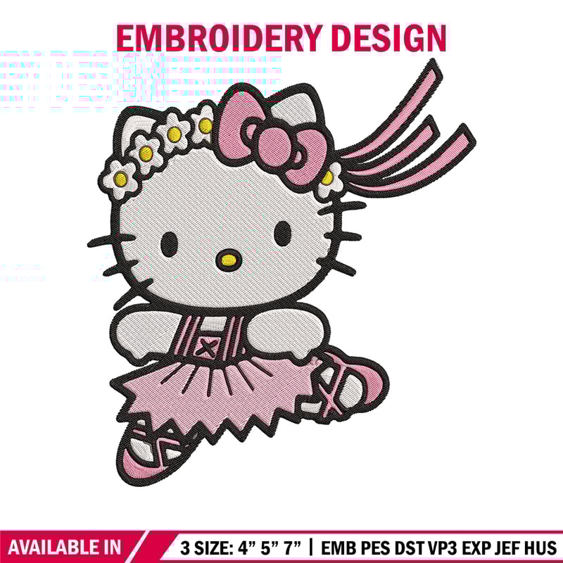 Hello kitty bale Embroidery Design, Hello kitty Embroidery, Embroidery File, Anime Embroidery, Digital download..jpg