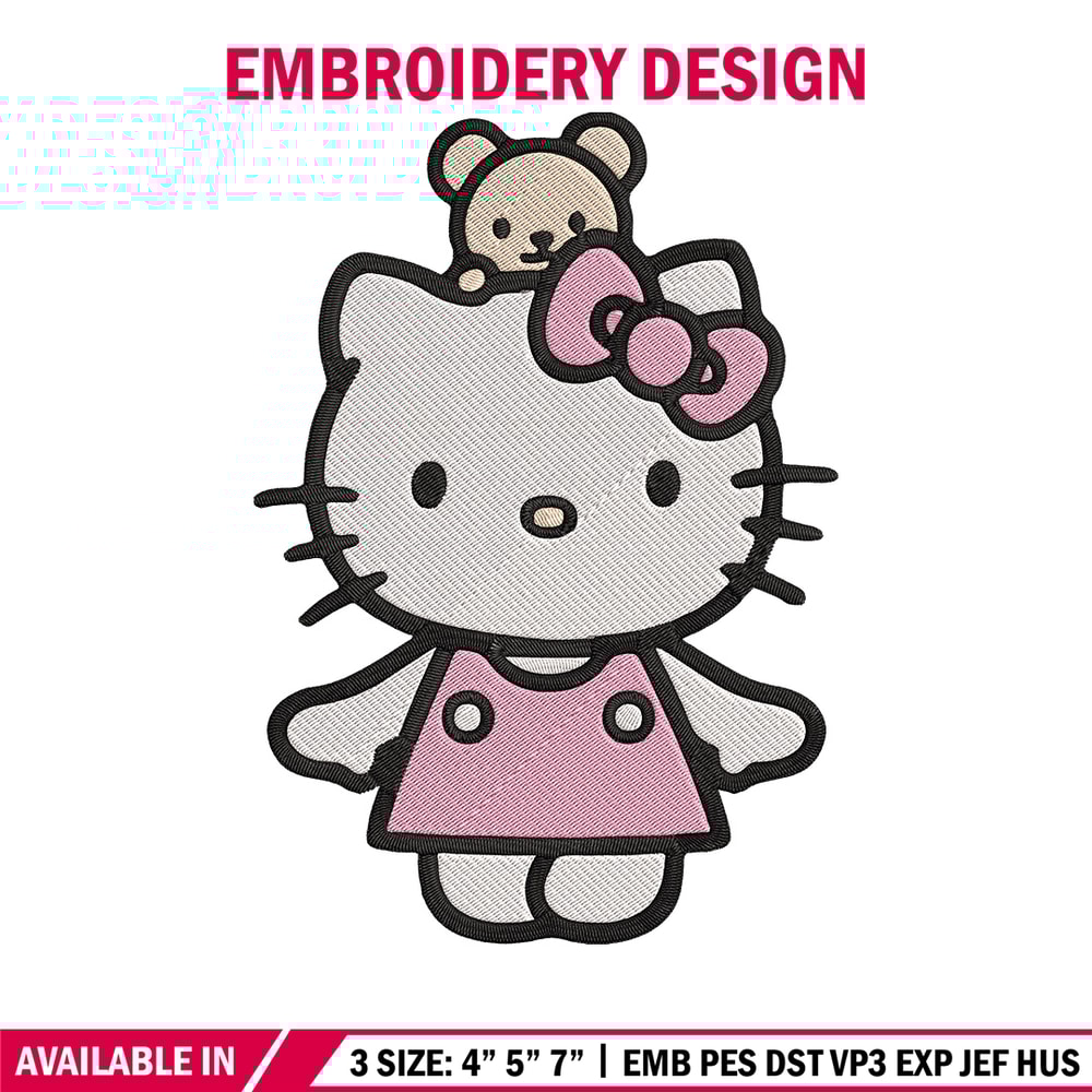 Hello kitty pink Embroidery Design, Hello kitty Embroidery, Embroidery File, Anime Embroidery, Digital download.jpg