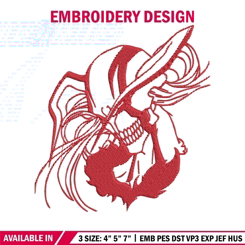 Ichigo demon Embroidery Design, Bleach Embroidery, Embroidery File, Anime Embroidery, Anime shirt, Digital download..jpg