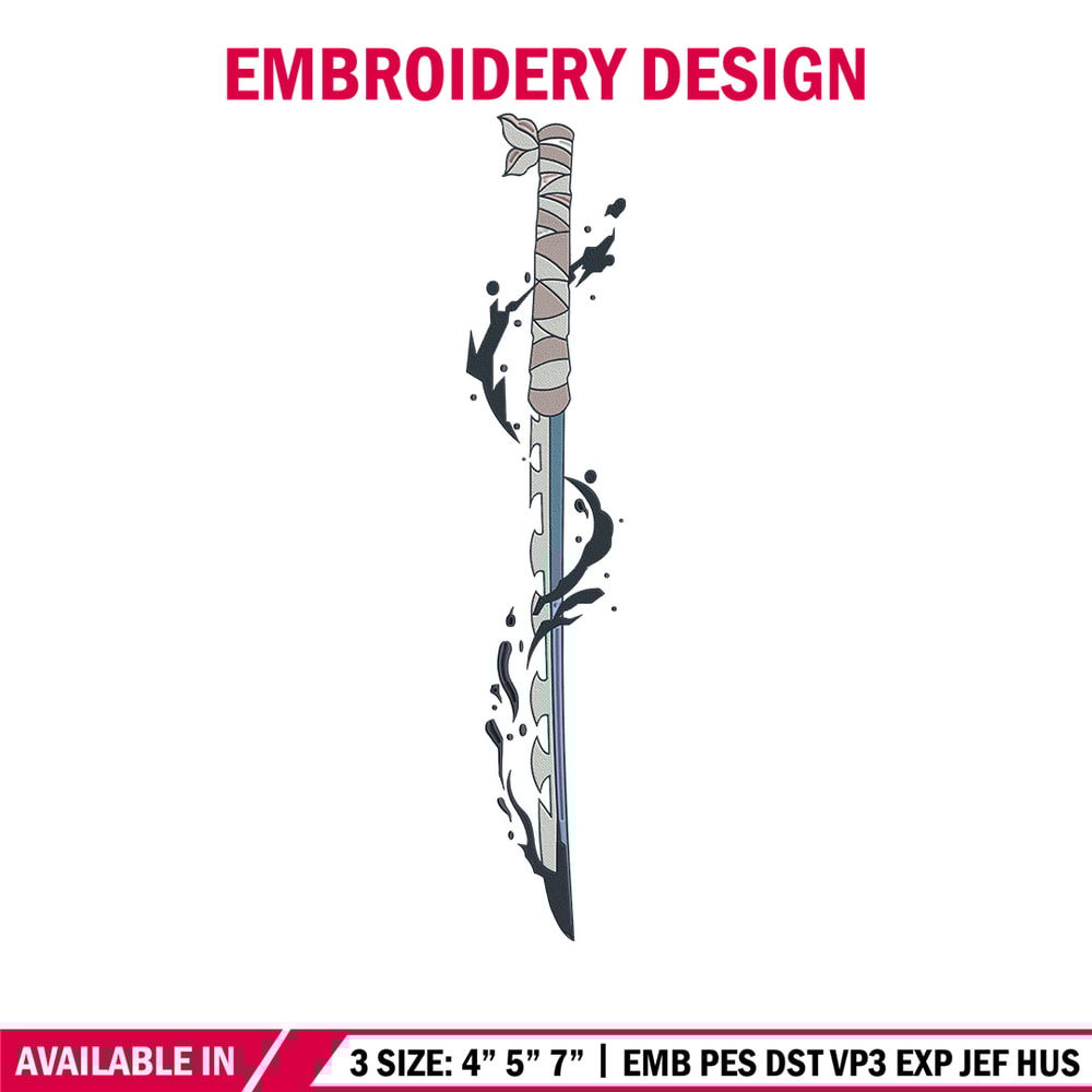 Inosuke sword Embroidery Design, Demon slayer Embroidery, Embroidery File, Anime Embroidery,Anime shirt,Digital download.jpg