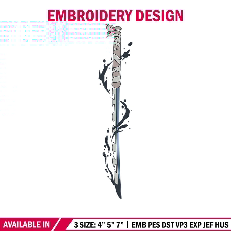 Inosuke sword Embroidery Design, Demon slayer Embroidery, Embroidery File, Anime Embroidery,Anime shirt,Digital download.jpg