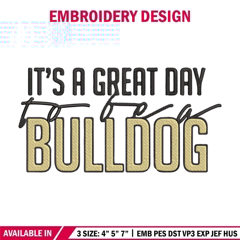 It's a Bulldog Thing embroidery design, Bulldog embroidery, Sport embroidery,Logo sport embroidery,Embroidery design.jpg