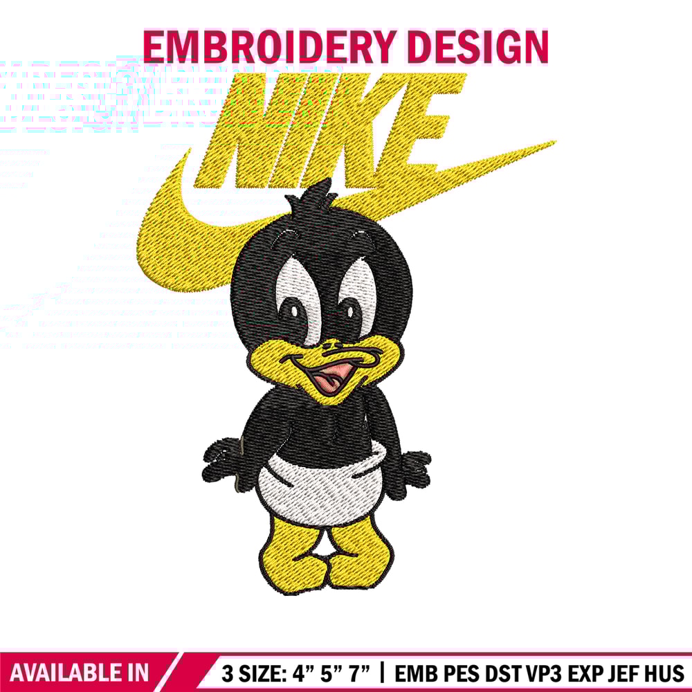 Looney Tunes Nike Embroidery design, Looney Tunes Embroidery, Nike design, Embroidery file, logo shirt, Instant download.jpg