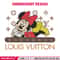 LV x minnie Embroidery Design, Mickey Embroidery, Embroidery File, LV Embroidery, Anime shirt, Digital download.jpg