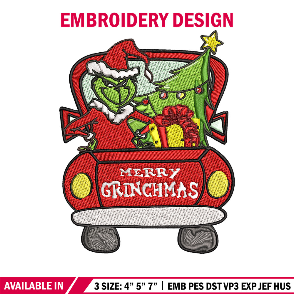 Merry Grinchmas Embroidery design, Merry Grinchmas Embroidery, cartoon design, logo shirt, Digital download..jpg