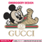 Mickey baby gucci Embroidery Design,Gucci Embroidery, Embroidery File, Logo shirt, Sport Embroidery, Digital download.jpg