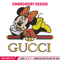 Minnie smile Embroidery Design, Gucci Embroidery, Brand Embroidery, Logo shirt, Embroidery File, Digital download.jpg