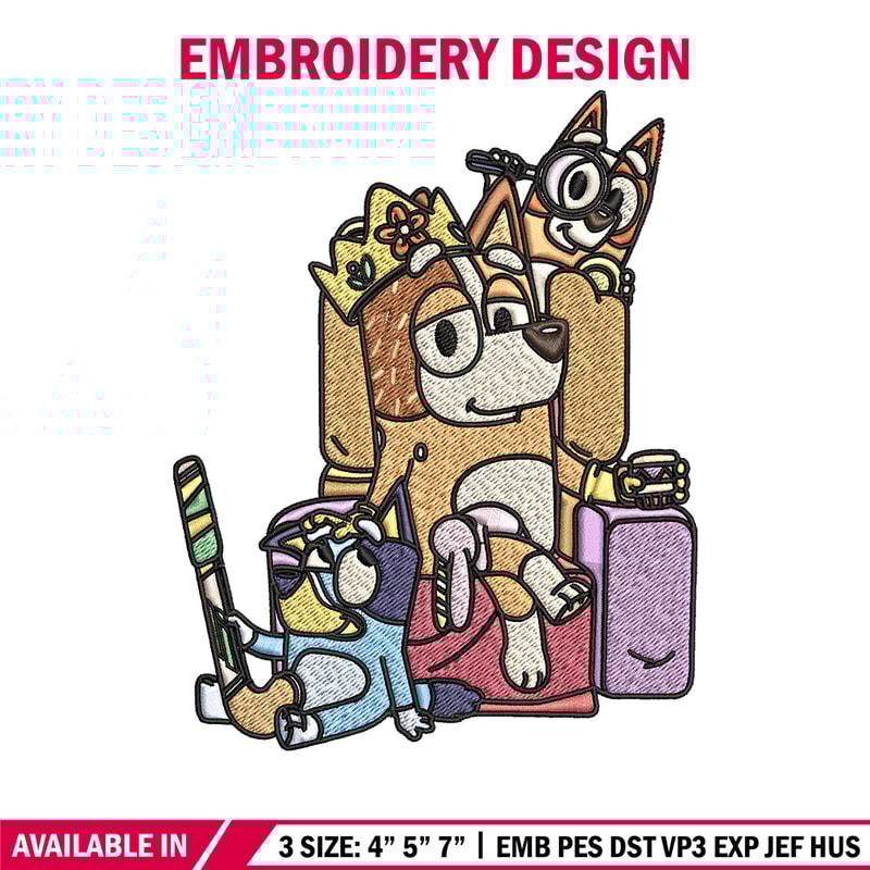 Mom bluey bingo Embroidery, Bluey cartoon Embroidery, Embroidery File, cartoon design, cartoon shirt, Digital download..jpg