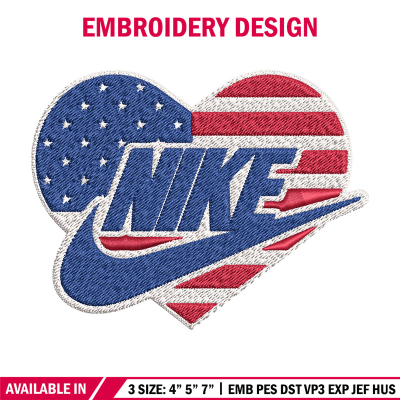Nike american Embroidery Design, Brand Embroidery, Nike Embroidery, Embroidery File, Logo shirt, Digital download.jpg