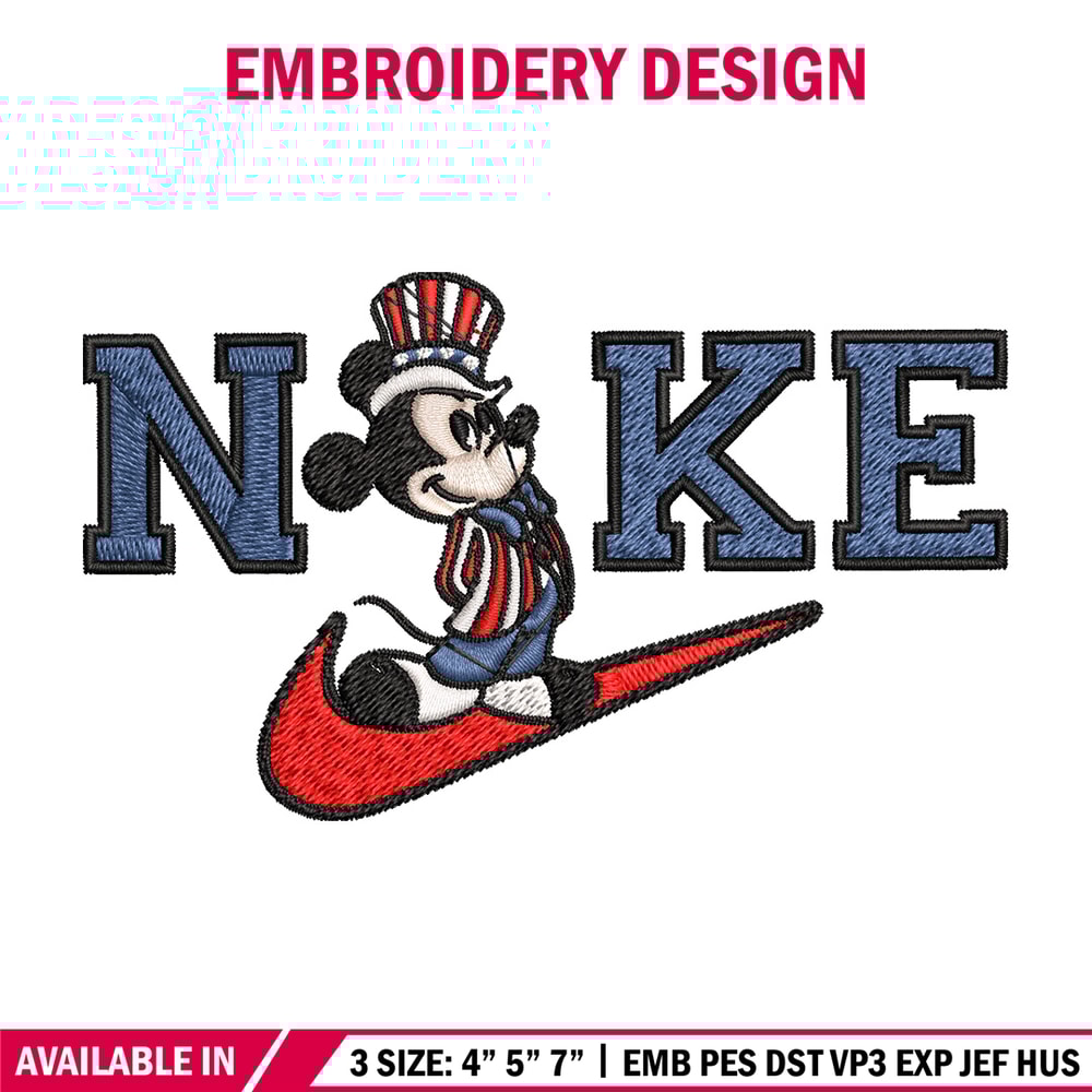Nike mickey Embroidery Design, Brand Embroidery, Nike Embroidery, Embroidery File, Logo shirt, Digital download.jpg