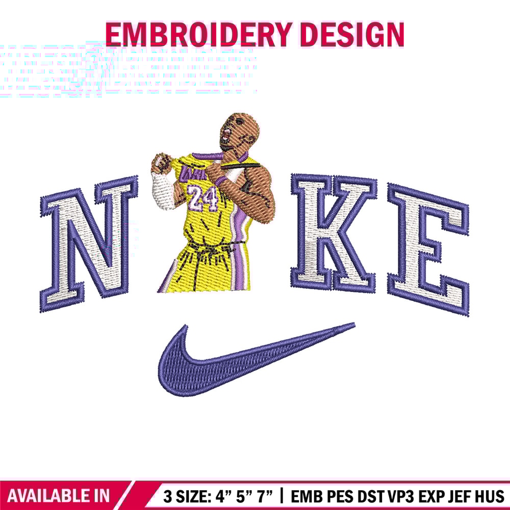Nike player embroidery design, Basketball embroidery, Nike design,Embroidery file,Embroidery shirt,Digital download.jpg