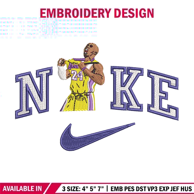 Nike player embroidery design, Basketball embroidery, Nike design,Embroidery file,Embroidery shirt,Digital download.jpg